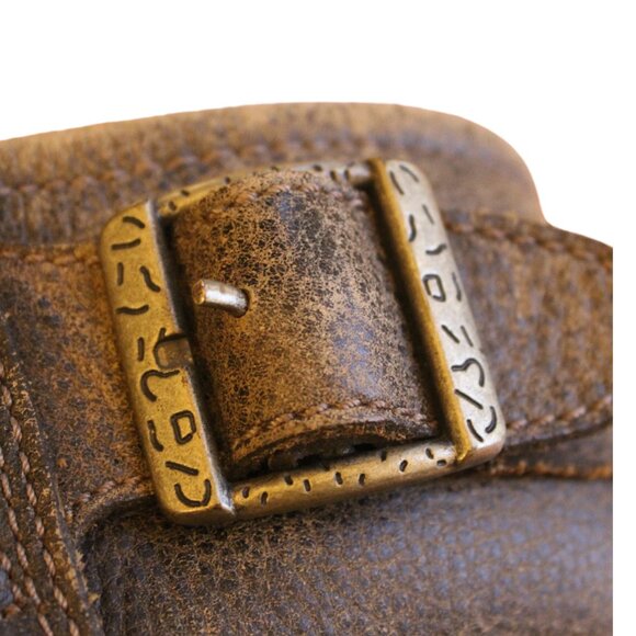 UGG | Men's Rockvile ll Distressed Leather Boots Men's Size 13 | Brown Biker EUC - Picture 5 of 11